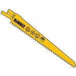 DeWALT DT2362 pilový plátek na dřevo a plast jemný, rychlý obloukový řez pro mečové pily 152mm 5ks – Zboží Mobilmania