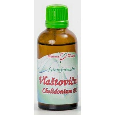 Bylinné kapky Vlaštovičník Chelidonium kapky tinktura 50 ml – Hledejceny.cz