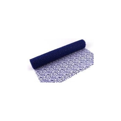 Organza pavučina crude - tm.modrá - 50cm/4,6m – Zboží Dáma