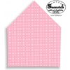 Šátek Soonrich šátek bílé puntíky na růžové bsp010