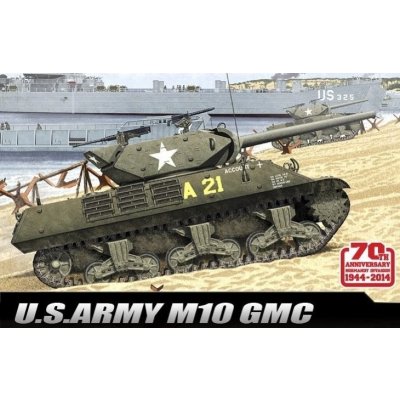 Academy Model Kit tank 13288 US ARMY M10 GMC Anniv.70 Normandy Invasion 1944 1:35 – Zbozi.Blesk.cz