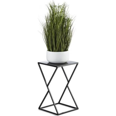 HowHomely Stojan na květiny LOFT 40x23,5 cm černá DD0308 – Zboží Dáma