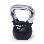 TRINFIT Kettlebell kov guma s chrom madlem 4 kg – Sleviste.cz
