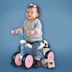 Smoby Rookie s kovovou konstrukcí a točícími řídítky růžové – Sleviste.cz