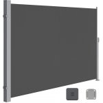 SongmicsHome Boční markýza HORIZON na terasu, 180x450cm, šedá GSA589G01 – Zboží Mobilmania