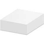 Blok kostka bílá 9x9x3,5 cm - lepená – Hledejceny.cz