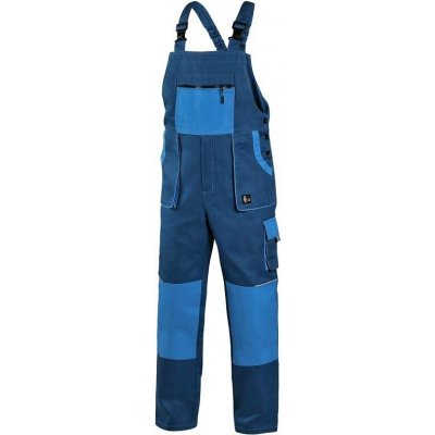 CXS LUXY ROBIN Pánské zahradníky kalhoty s laclem modrá/tmavě modrá – Zboží Mobilmania