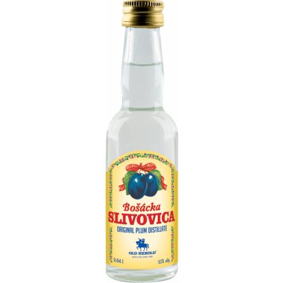Bošácká Slivovica Mini 52% 0,04 l (holá láhev) – Zboží Dáma