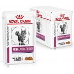 Royal Canin Veterinary Diet Cat Renal with Chicken Feline 12 x 85 g – Sleviste.cz