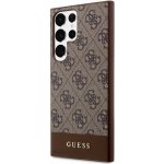 Guess PU 4G Stripe Samsung Galaxy S24 Ultra hnědé – Sleviste.cz