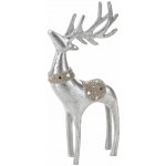 EUROFIRANY VÁNOČNÍ DEKORAČNÍ FIGURKA DEER 30CM STŘÍBRNÁ – Hledejceny.cz