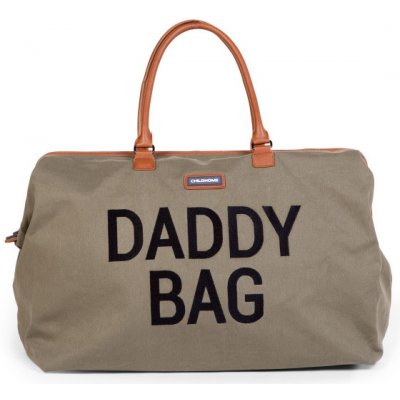 Childhome taška Daddy Bag Big Canvas Khaki 55x30x40 cm – Sleviste.cz