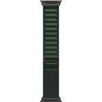 Apple Watch 49mm tmavě zelený Alpský tah - M - provedení z černého titanu (MYPR3ZM/A) – Zboží Živě