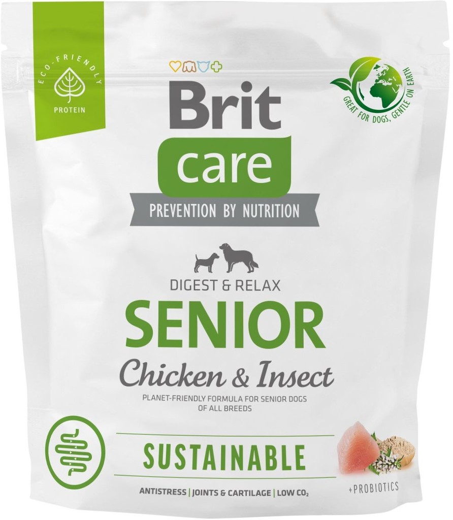 Brit Care Sustainable Senior Chicken & Insect 1 kg
