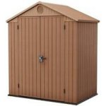Keter Darwin zahradní domek 4 x 6 hnědý s podlahou – Zboží Dáma