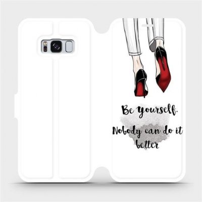 Pouzdro Mobiwear parádní flip Samsung Galaxy S8 - M046P Be yourself