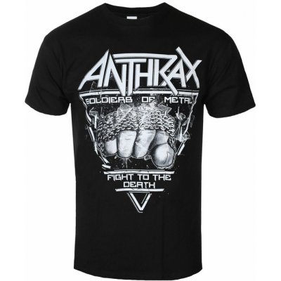 Metal Rock Off Anthrax Soldier Of Metal černá – Hledejceny.cz