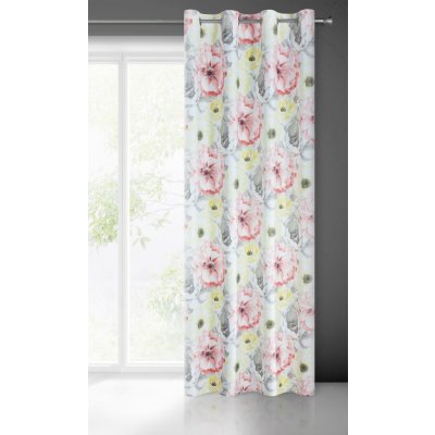 HOTOVÝ ZÁVĚS ELODIA 140X250 CM RŮŽOVÝ – Zboží Mobilmania
