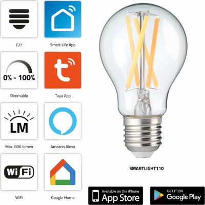 Alecto SMARTLIGHT110 Inteligentní žárovka LED s Wi-Fi – Hledejceny.cz