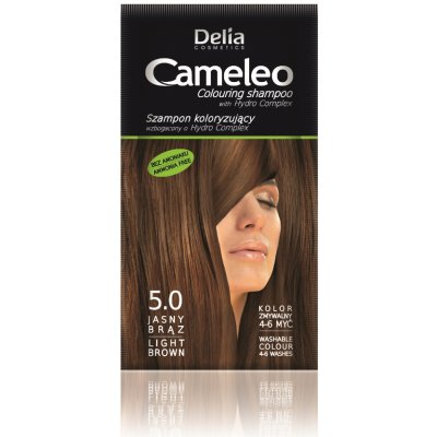 Delia Cameleo No1 barevný šampon 5.0 světle hnědá 40 ml