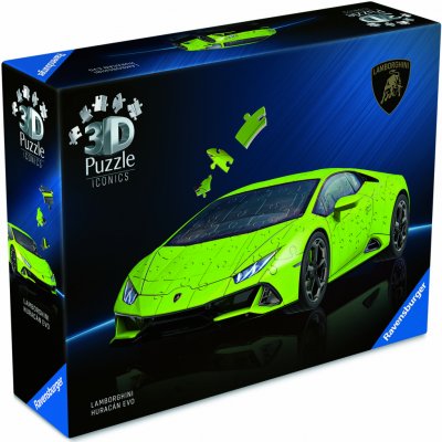 Ravensburger 3D Puzzle Lamborghini Huracán Evo Zelené 108 ks – Hledejceny.cz