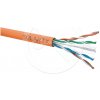 síťový kabel Solarix SXKD-6-UTP-LSOHFR-B2ca CAT6, UTP, LSOH, LSOHFR, B2ca s1a d1 a1, 500m, oranžový