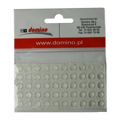 DOMINO - Podložka kapka samolepící fi8 bezbarvá - 50ks – Zboží Mobilmania