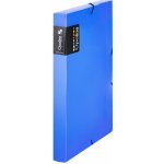 Karton P+P Box plastový na spisy s gumičkou Opaline A4, modrý – Zboží Mobilmania