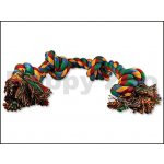 Dog Fantasy Uzel bavlněný barevný 4 knoty 60 cm – Hledejceny.cz