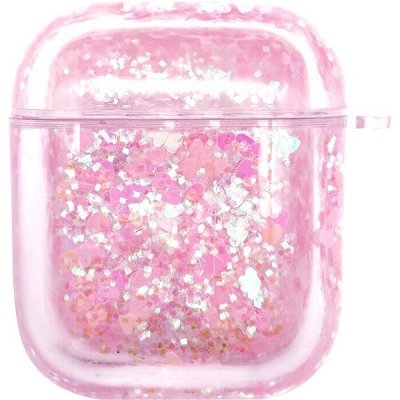 iWill PC Protective Liquid Floating Glitter Apple Airpods Case Heart iWillf1
