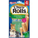 Churu Rolls Chicken wraps & Tuna cream 4 x 10 g – Zboží Mobilmania