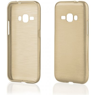 Pouzdro JELLY Case Metallic Samsung J120 Galaxy J1 2016 zlaté