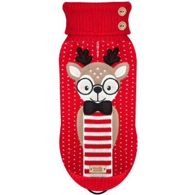 MILK&PEPPER Svetr pro psy Algar Rouge – Zboží Mobilmania