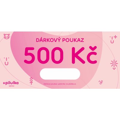 Pilulka Elektronický dárkový poukaz na 500 Kč – Zbozi.Blesk.cz