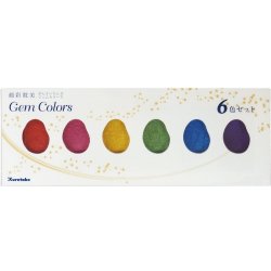 Kuretake Gansai Tambi Gem Colour sada 6 ks