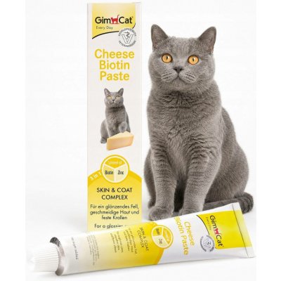 GimCat pasta kočka Cheese a Biotin 50 g – Hledejceny.cz