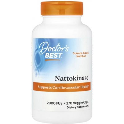 Doctor’s Best Nattokinaza 2000FU 270 Vegetarianských kapslí – Hledejceny.cz