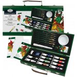 Royal Langnickel Luxusní sada na malování olejovými barvami v kufříku RSET-OIL3000 – Zboží Dáma