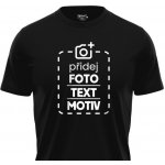 Pánské tričko s vlastní fotografií a textem – Sleviste.cz