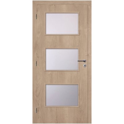 Solodoor Etta 6, 70 P, 750 × 1985 mm, fólie, levé, dub Western, prosklené 282060506510 – Sleviste.cz