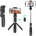 K07 Selfie teleskopická tyč se stativem a Bluetooth, černá 5903396033605 – Zboží Živě K07 Selfie teleskopická tyč se stativem a Bluetooth, černá 5903396033605 – Zboží Živě