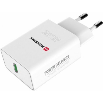 SWISSTEN 22060300ECO Swissten síťový adaptér Power Delivery 25 W pro iPhone a Samsung (ECO balení) bílý – Zboží Živě