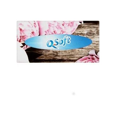 Q soft papírové kapesníčky design pivoňka 3-vrstvé 80 ks – Sleviste.cz