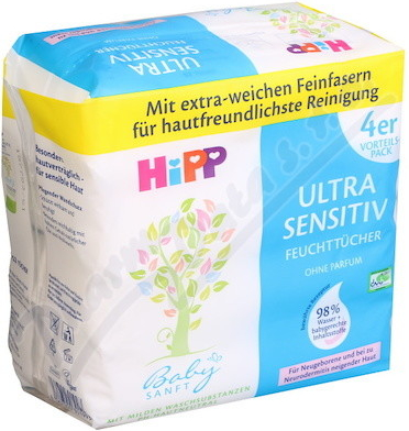 HiPP Babysanft Ultra Sensitive 4 x 52 ks od 130 Kč - Heureka.cz