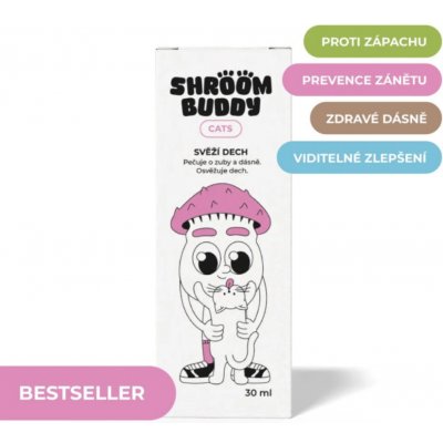 Shroom Buddy Cats svěží dech 30 ml – Zboží Mobilmania