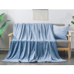 XPOSE Dětská mikroplyšová deka Exclusive světle modrá – Zboží Dáma