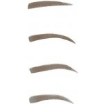 Makeup Revolution London Brow Powder Stamp & Stencil pudr na obočí se šablonami Dark Brown 0,65 g – Zboží Dáma