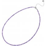 Agato Dámský minerální náhrdelník s ametystem POL-N03/47L – Hledejceny.cz