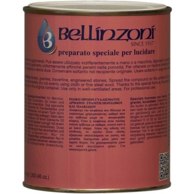 Bellinzoni Leštící pasta na mramory a žuly - transparentní - 750 ml 1,3 kg – Zbozi.Blesk.cz