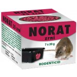 Rodenticid NORAT 25 zrno 7x20g – Hledejceny.cz